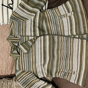 PLW Black Label Striped Modern Moto Jacket